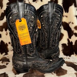 Corral Black Western Cowboy Boot C3847
